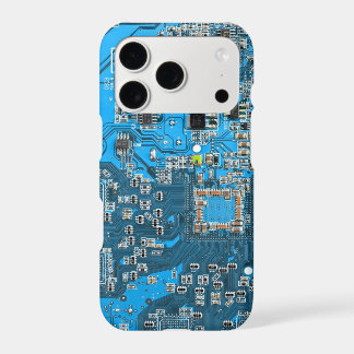 Blue PCB Circuit Board Design for IT Pros Case-Mat