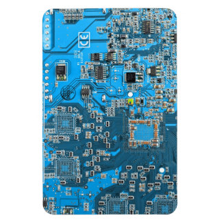 Blue PCB Circuit Board Design for IT Pros Magnet