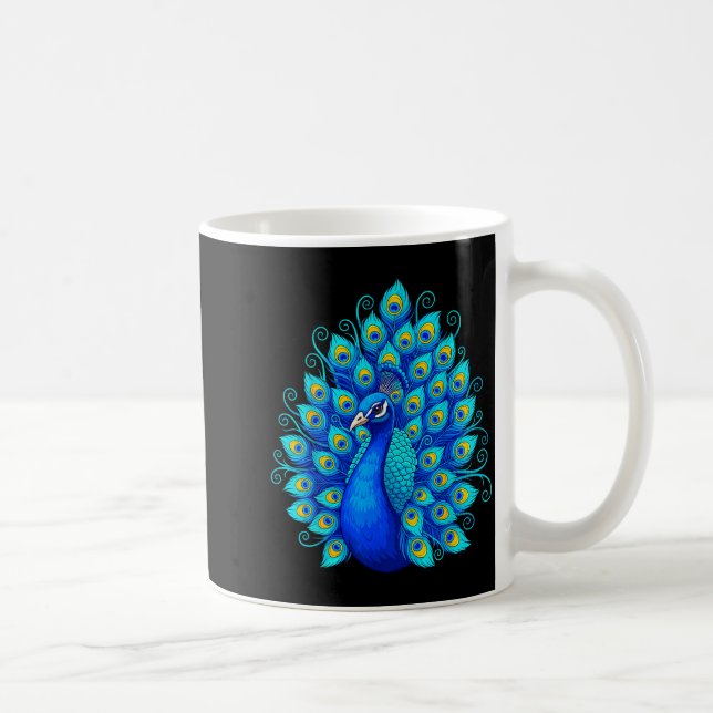 Blue Pea  Coffee Mug (Right)
