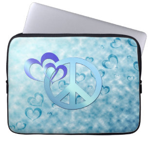 Blue Peace Laptop Sleeve