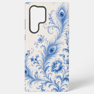 Blue Peacock Feather Phone Case