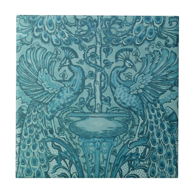 Blue Peacock tile (Front)