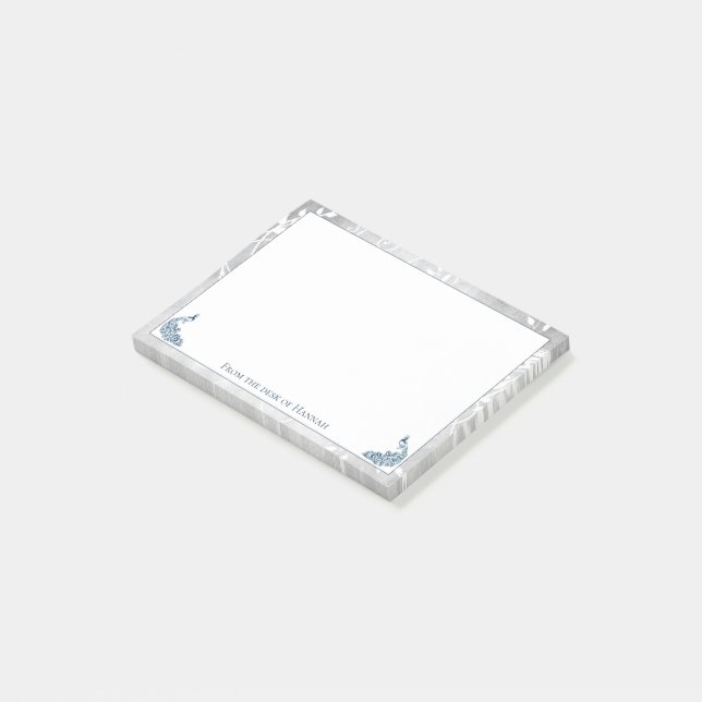 Blue Peacocks Notes (Angled)