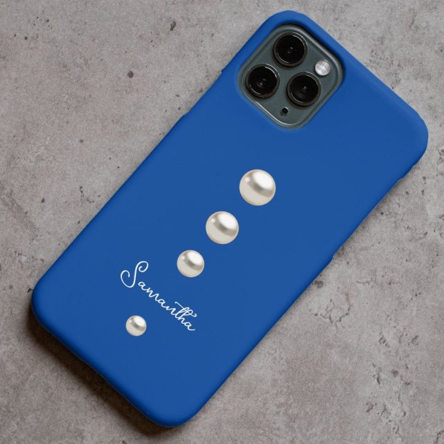 Blue Pearls Case-Mate iPhone Case (Creator Uploaded)