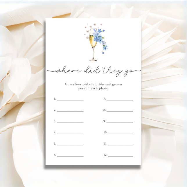 Blue Pearls Prosecco Where Did They Go Shower Game (Creator Uploaded)