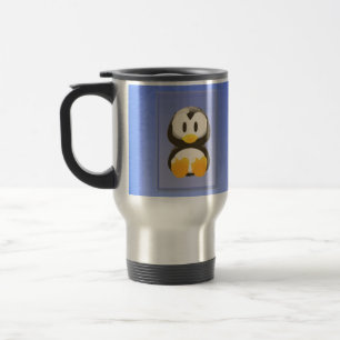 Blue Penguin Travel Mug