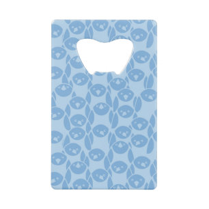 Blue penguins pattern background