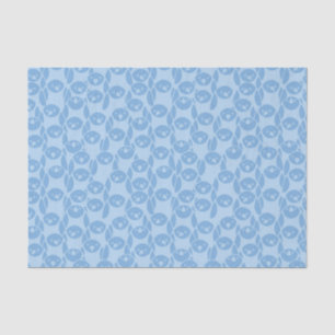 Blue penguins pattern background tissue paper