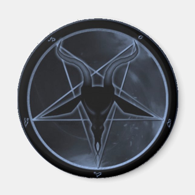 Blue Pentagram Magnet (Front)