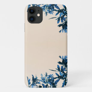 Blue Pepper Tree Leaves iPhone 11 Case