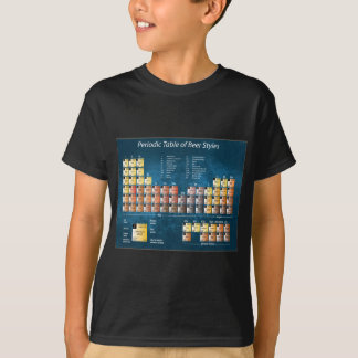 Blue periodic table of beer styles T-Shirt