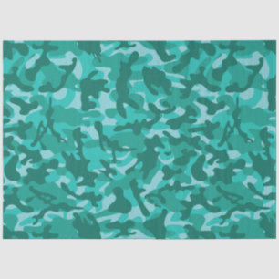 Blue Persian Camouflage Tissue Paper