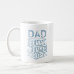 Blue Personalised Name The Man The Myth The Legend Coffee Mug<br><div class="desc">Personalised your own name,  "the Man the Myth the Legend" typography design  in light blue,  great custom gift for men,  dad,  grandpa,  husband,  boyfriend on father's day,  birthday,  anniversary,  and any special day.</div>