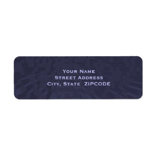 Blue Perspective Graphic Address Labels