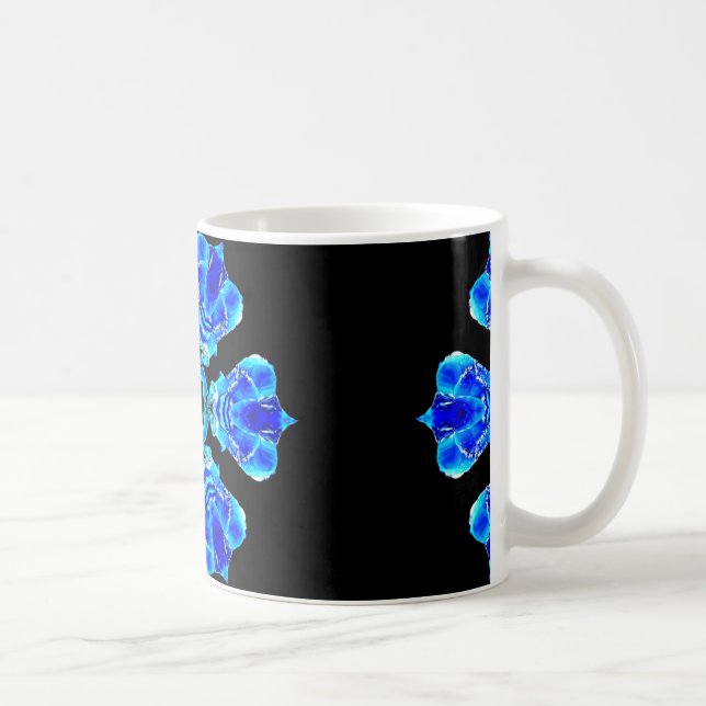 Blue Petals Coffee Mug (Right)