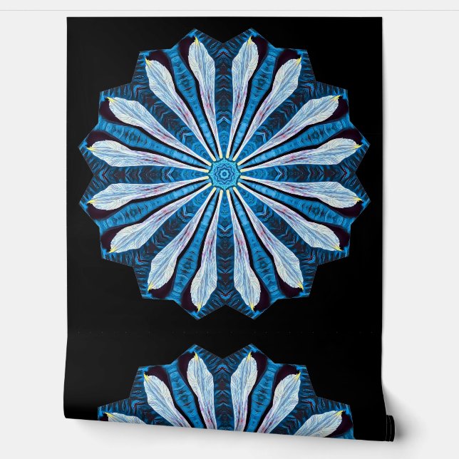 Blue Petals Wallpaper (Unrolling)