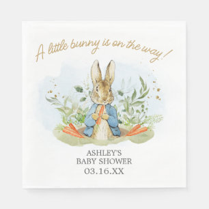 Blue Peter Rabbit Baby Shower  Napkin