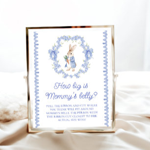 Blue Peter Rabbit How Big is Mummy's Belly Poster