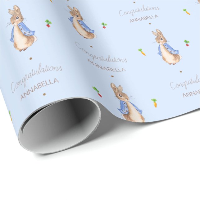 Blue Peter the Rabbit Wrapping Paper (Roll Corner)