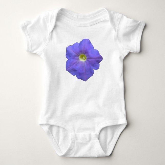 Blue Petunia Baby Creeper (Front)