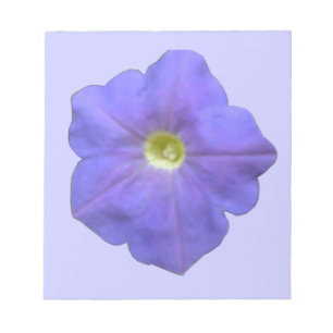 Blue Petunia Notepad