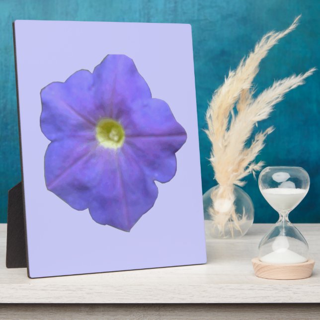 Blue Petunia Plaque (Side)