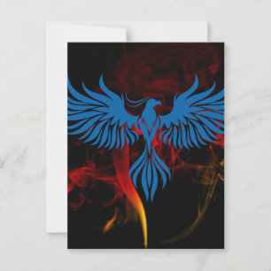 Blue Phoenix Postcard