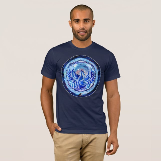 Blue Phoenix T-Shirt (Front Full)