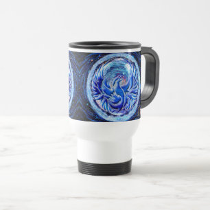 Blue Phoenix Travel Mug
