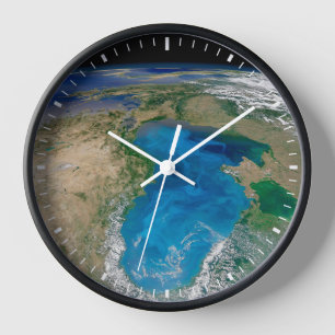 Blue Phytoplankton Bloom In The Black Sea Clock