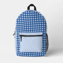 blue picnic backpack