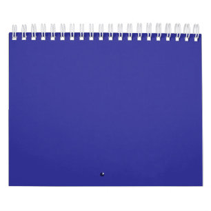 Blue (pigment) (solid colour)  calendar