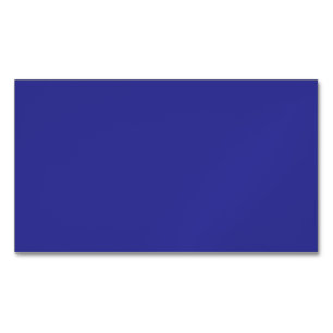 Blue (pigment) (solid colour)  	Magnetic business card
