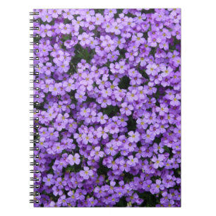 Blue Pillow Flowers Notebook
