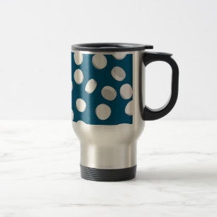 blue pills drugs travel mug