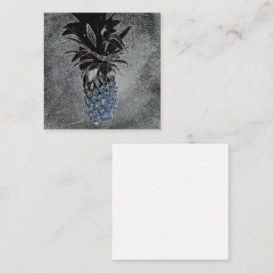 Blue Pineapple Asphalt Texture Industrial Enclosure Card