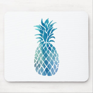 blue pineapple mouse mat
