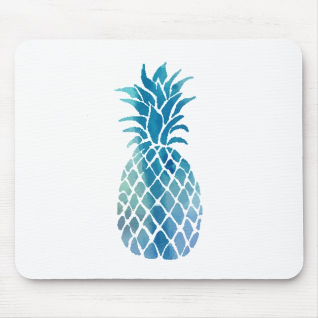 blue pineapple mouse mat (Front)