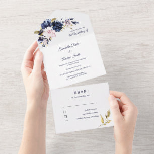 Blue Pink and Gold Template