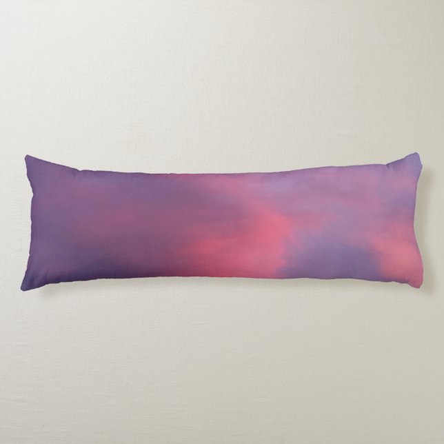 Blue Pink Clouds Body Cushion (Front)