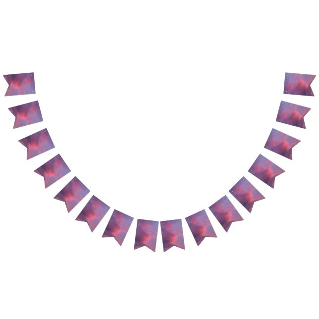 Blue Pink Clouds Bunting (All)