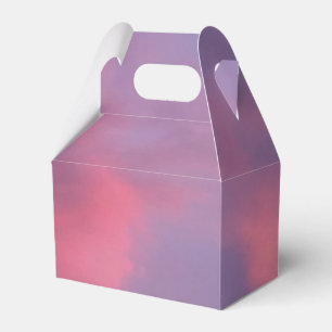 Blue Pink Clouds Favour Box