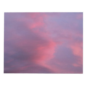 Blue Pink Clouds Notepad