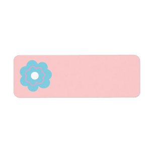 Blue Pink Flower