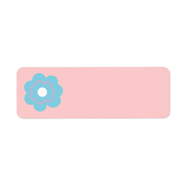 Blue Pink Flower (Front)