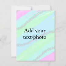 Blue pink green glitter sparkle pastel add name p