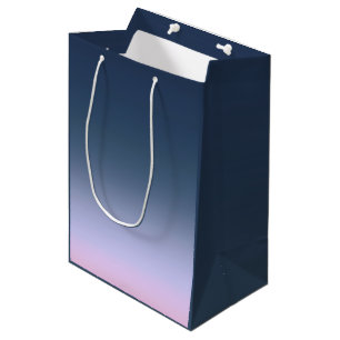 Blue-pink Ombre . Medium Gift Bag