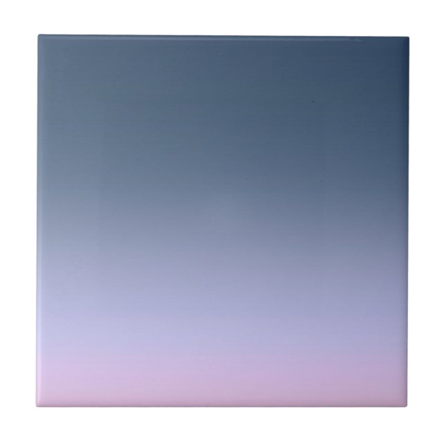 Blue-pink Ombre . Tile (Front)