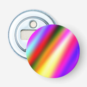 Blue pink ombre watercolor abstract pastel rainbow bottle opener