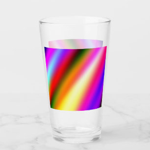Blue pink ombre watercolor abstract pastel rainbow glass